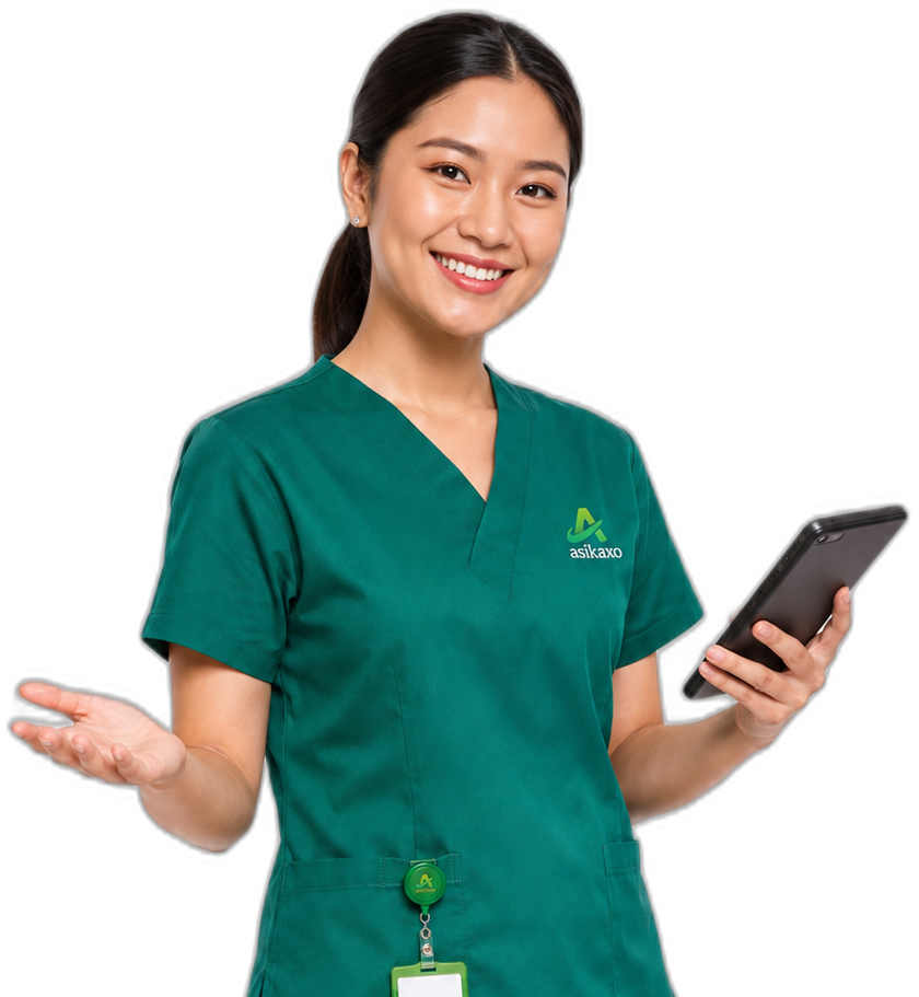 Verified Asikaxo home-service professional in uniform