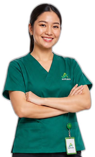 Verified Asikaxo home-service professional in uniform